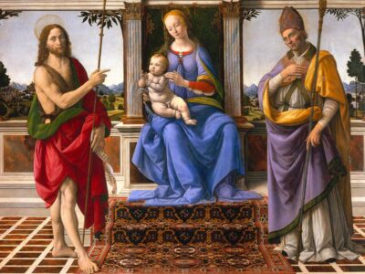 Andrea del Verrocchio e Lorenzo di Credi_Madonna di Piazza_Scala